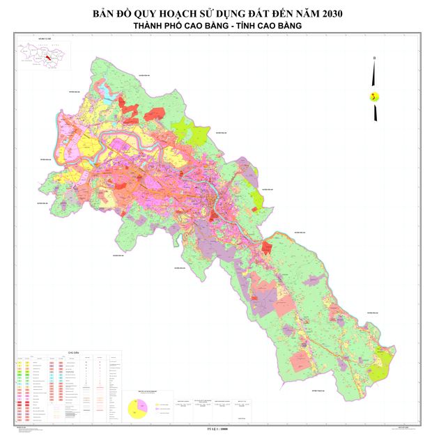 Bản đồ quy hoạch thành phố Cao Bằng