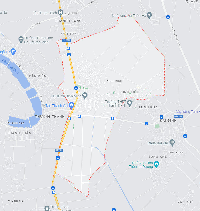 Bản đồ xã Bình Minh