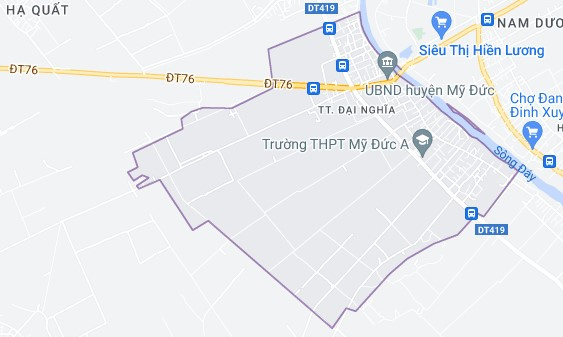 Bản đồ Thị trấn Đại Nghĩa