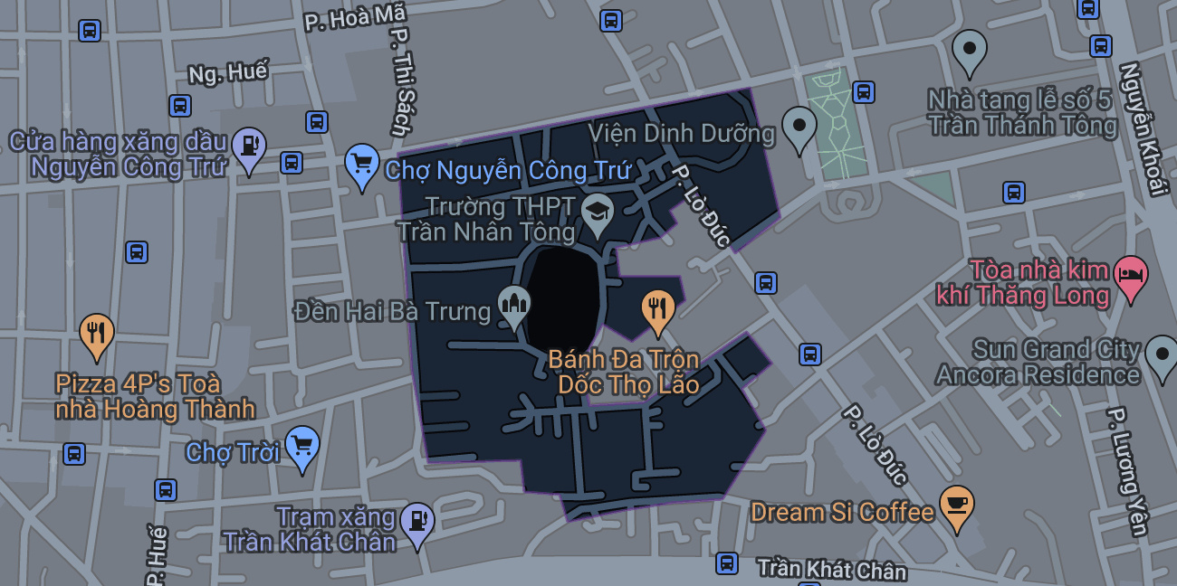 Bản đồ phường Đồng Xuân