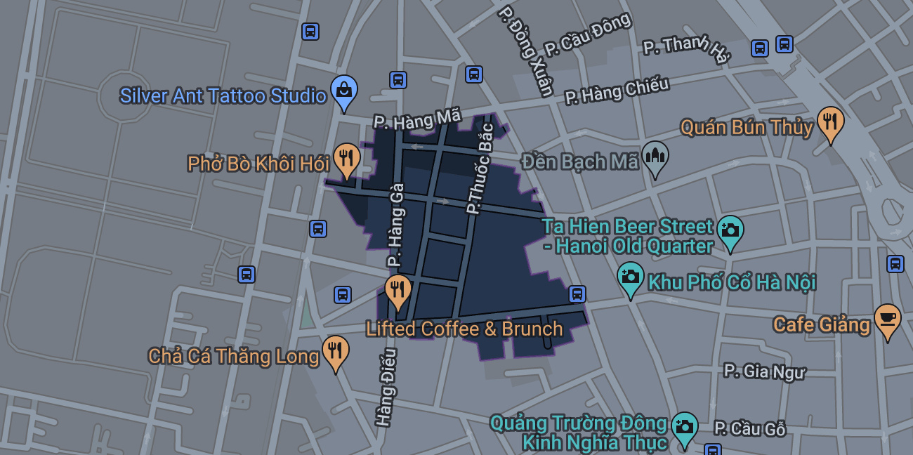 Bản đồ phường Hàng Bồ