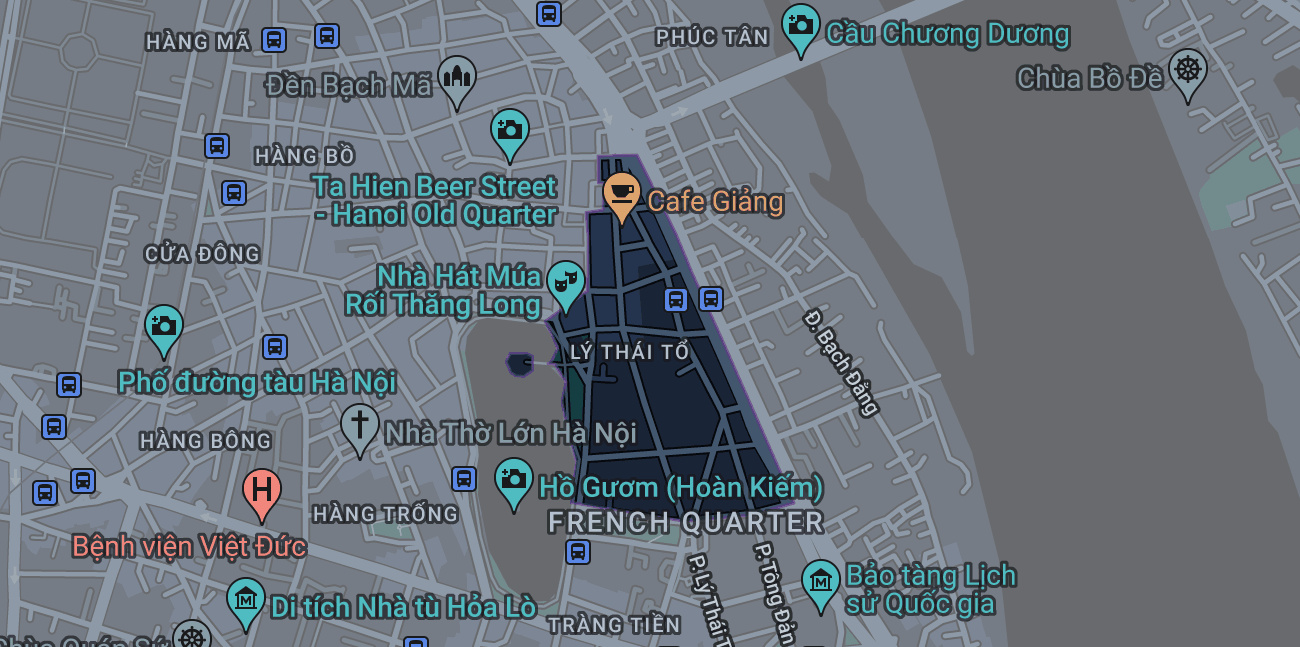 Bản đồ phường Lý Thái Tổ