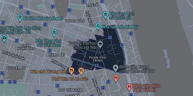 Bản đồ phường Phan Chu Trinh