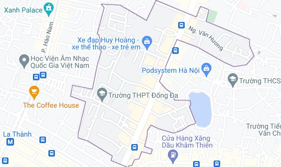 Bản đồ phường Hàng Bột