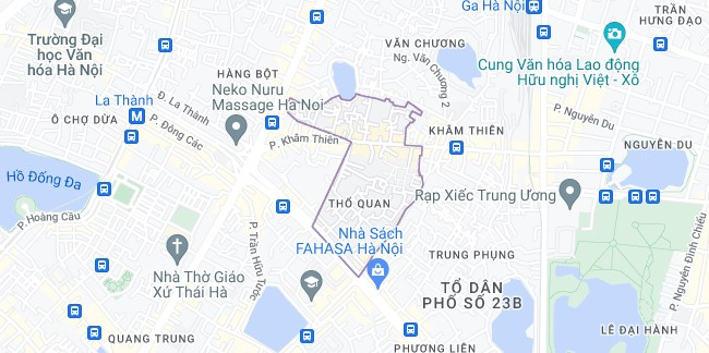 Bản đồ phường Thổ Quan
