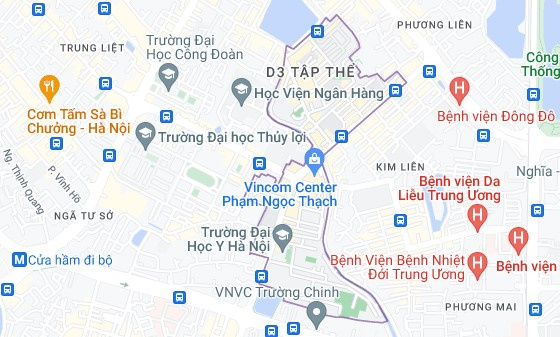 Bản đồ phường Trung Tự