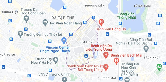 Bản đồ phường Kim Liên