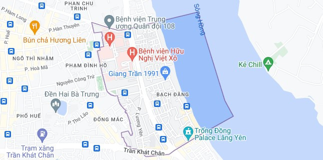 Bản đồ phường Bạch Đằng