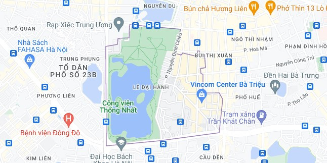 Cập nhật thông tin khu vực Phường Lê Đại Hành, Quận Hai Bà Trưng, Thành phố Hà Nội