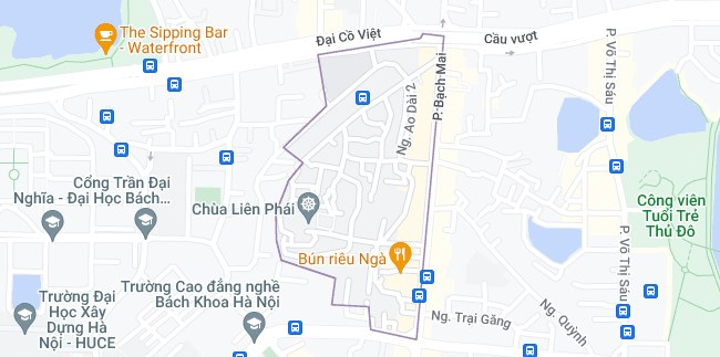 Cập nhật thông tin khu vực Phường Cầu Dền, Quận Hai Bà Trưng, Thành phố Hà Nội
