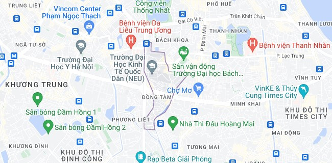 Bản đồ phường Đồng Tâm