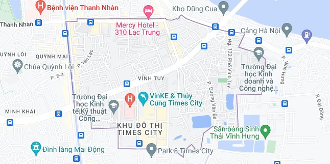 Ban đồ phường Vĩnh Tuy