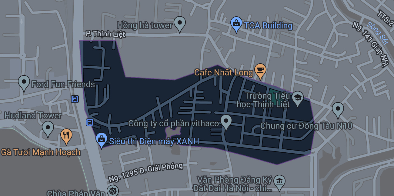 Bản đồ phường Thịnh Liệt