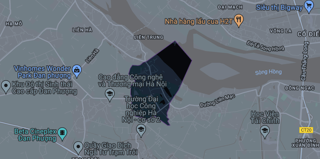 Bản đồ phường Thượng Cát