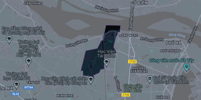 Bản đồ phường Thụy Phương