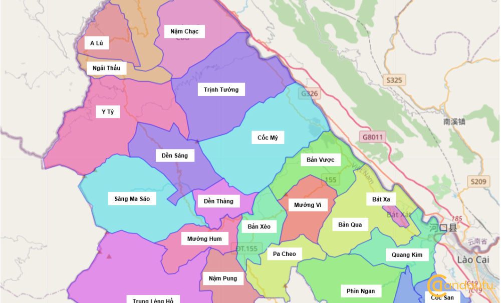 Bản đồ hành chính huyện Bát Xát: Tìm hiểu về huyện Bát Xát và địa lý hành chính của nó thông qua bản đồ mới nhất năm