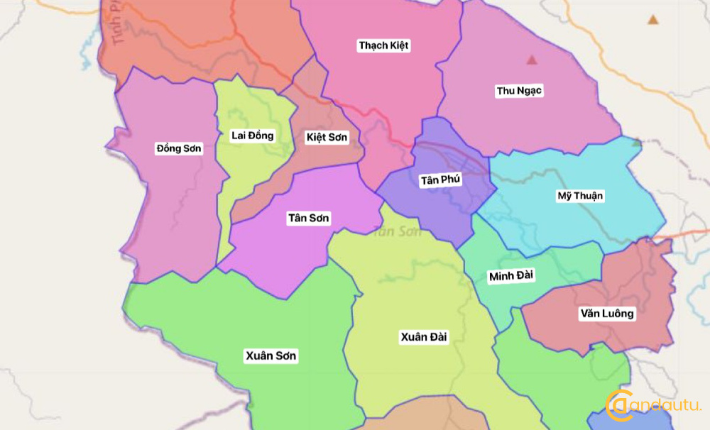 Bản đồ huyện Tân Sơn: Bản đồ huyện Tân Sơn sẽ giúp bạn khám phá và tìm hiểu về vùng đất đang phát triển mạnh mẽ về kinh tế cũng như văn hóa. Với những điểm tham quan, địa điểm tập trung dân cư, bạn sẽ được trải nghiệm một Tân Sơn hiện đại và đầy tiềm năng.