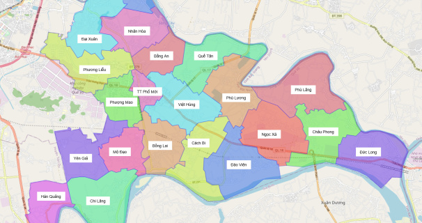 Cập Nhật Bản Đồ Hành Chính Mới Nhất Bắc Ninh